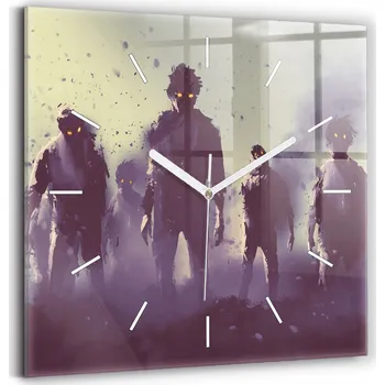 Hodiny Nástěnné hodiny Wallfluent černé 30 cm