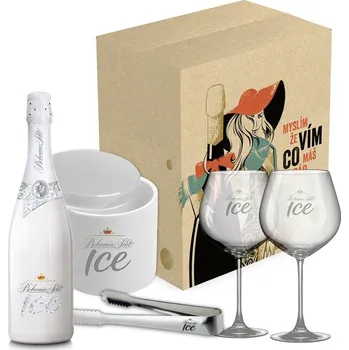 Dárkový potravinový koš Dárkový set BOHEMIA SEKT ICE