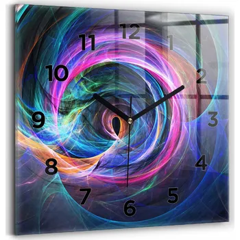 Hodiny Nástěnné hodiny Wallfluent modré 30 cm