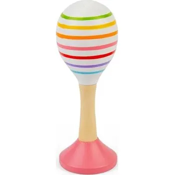 Hudební nástroj pro děti Bigjigs Toys Rumba koule junior sada 2 ks růžová