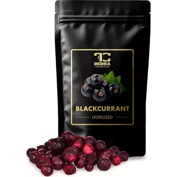 Sušené ovoce Mrazem sušené ovoce, lyofilizované plátky TEMNÝ ČERNÝ RYBÍZ 50gr