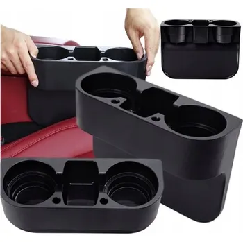 Držák do auta Držák nápojů a organizér do auta, polička na nápoje mezi sedadla