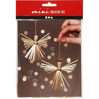 kreativní sada Mini kreativní sada slaměný andílci