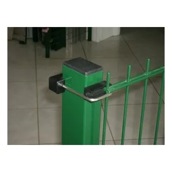 Plotový sloupek Plotový sloupek 60x40mm pro panel 2D a 3D,zelený,bez děr Výška sloupku: 220cm