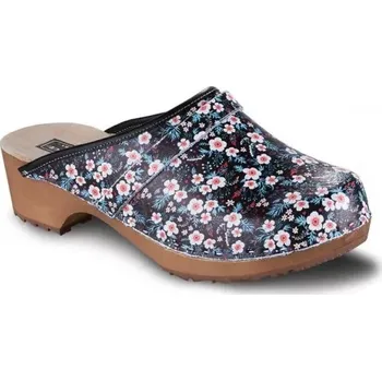 Dámská zdravotní obuv BabičkaOvečková.cz Dámské anatomické / ortopedické dřeváky flora, Velikost EU 40