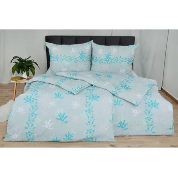 Povlečení Bavlněné povlečení BASIC 4dílné VATENA šedé