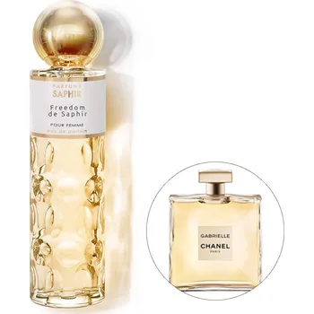 Dámský parfém SAPHIR - Freedom, inspirováno Chanel Gabrielle (200ml), vůně pro dámy
