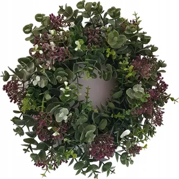 Věnec OZDOBNÝ VĚNEC EUKALYPTUS 30 CM