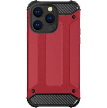 Pouzdro na mobilní telefon Super odolný "Armor" kryt pro iPhone 16 Pro - červený