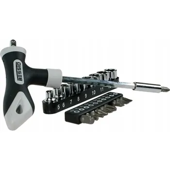 Šroubovák Šroubovák T s bity, sada 20 ks. Bessto