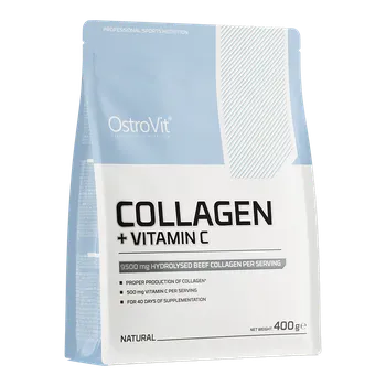 OstroVit - Collagen + Vitamín C, 400 g, různé příchutě Příchuť: Natural