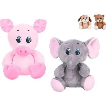 plyšák Zvířátko plyšové 14 cm sedící ECO materiál - mix variant či barev