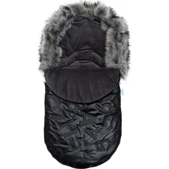 Fusak Luxusní fusak s kožíškem New Baby černý