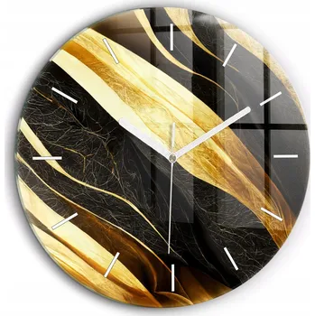 Hodiny Nástěnné hodiny Wallfluent žluté 60 cm