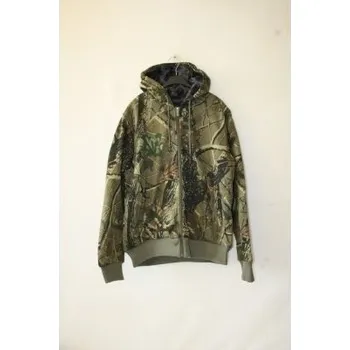 Rybářské oblečení Loshan rybářská bunda s kapucou camo M Camo