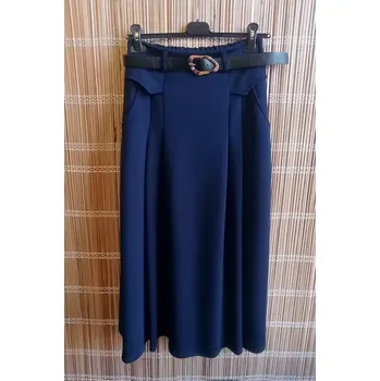 Dámská sukně Dámská elegantní sukně italská móda modrá vel.UNI(M/L)