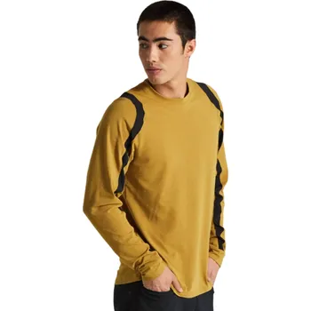 cyklistický dres Trailový dres Specialized Men's Trail Long Sleeve Jersey Velikost: S Harvest Gold