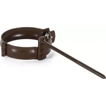okap Pozinkovaná objímka 80 mm s hrotem 200 mm RAL 8017 hnědá barva