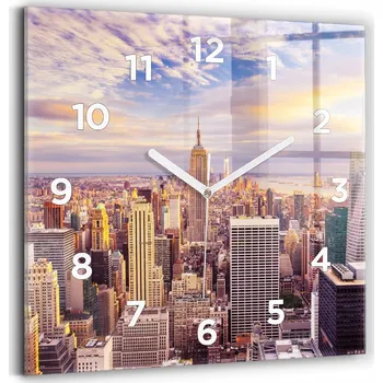 Hodiny Nástěnné hodiny Wallfluent béžové 30 cm