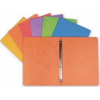 Desky A4 kroužkové prešpánové - 4 - kroužek / červená