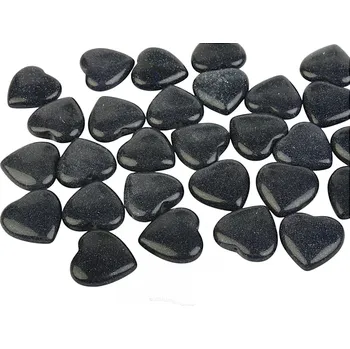 Přírodní kámen Srdíčko 20mm ze syntetického avanturínu