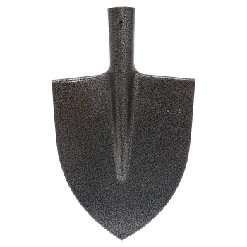 Rýč TOPTRADE špičatý rýč s kladívkovým lakem (pro výkopy, úpravy půdy a sadbu stromů)