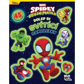 samolepka JIRI MODELS 4155-7 svítící samolepky Spidey a jeho úžasní přátelé