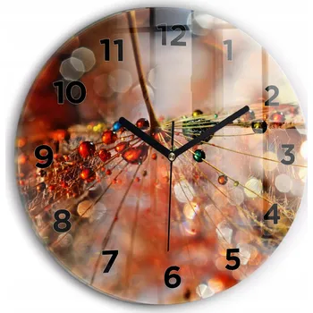 Hodiny Nástěnné hodiny Wallfluente červené 30 cm