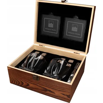 Sklenice Dárková sada pro whisky premium III twist