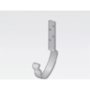 okap Lindab KFL 150 žlabový hák zaklapávací 196 mm černá