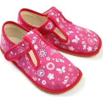Dívčí bačkory Beda Barefoot papuče Love EUR 23