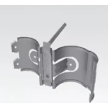 okap Lindab SSVU 100 objímka svodu- univerzal šedá metalíza