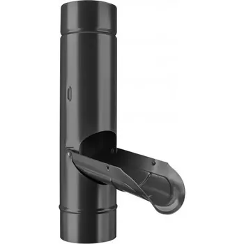 okap KJG zachytávač vody 80 mm RAL 9005 černá barva