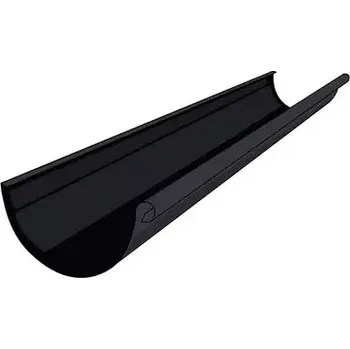 okap Žlab 250 mm, délka 6000 mm pozink RAL 9005 černá barva