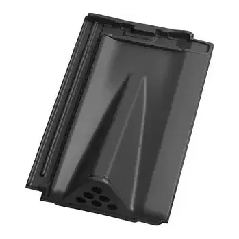 pálená krytina Tondach Contiton 12 (Stodo 12) posuvná větrací černá engoba