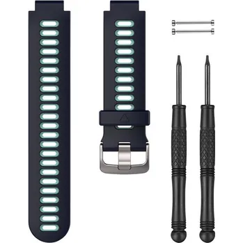 Řemínek na hodinky Garmin řemínek Forerunner 735XT, tmavě/světle modrý