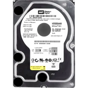 Interní pevný disk WD CAVIAR SE16 500GB 7.2K 16MB ATA 3.5'' WD5000AAKB - Interní pevný disk 500GB