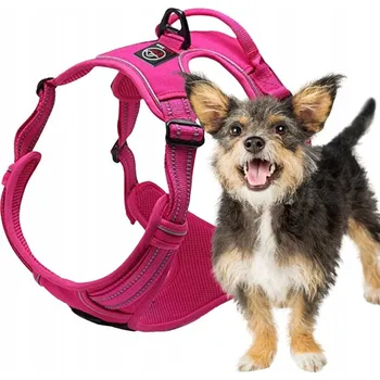 Postroj pro psa POSTROJ pro psa typu GUARD BEZTLAKOVÝ ELITE vel S lalazoo fuchsiová