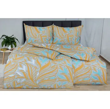 Povlečení Bavlněné povlečení PLUS 4dílné KLINGA zlaté