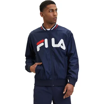 FILA Pánská bunda Logrono Logo Bomber M MODRÁ
