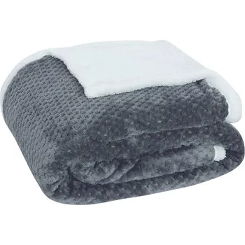 Dětská deka Oboustranná deka NADA tmavě šedá