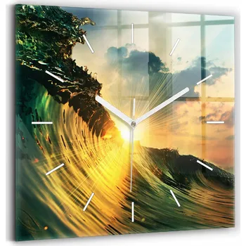 Hodiny Nástěnné hodiny Wallfluent modré 30 cm