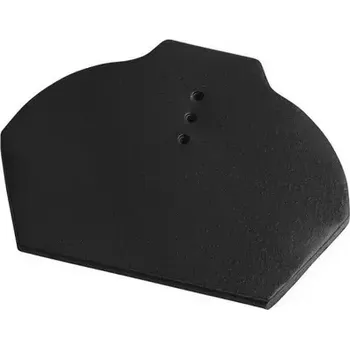 Střešní krytina Tondach Hranice ukončení hřebenáče 21 cm spodní černá engoba