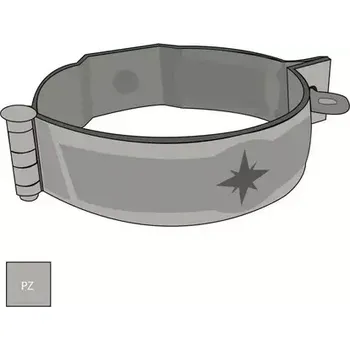 okap Pozinkovaná objímka 100 mm bez hrotu M10