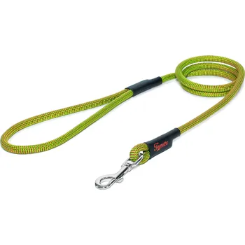 Vodítko pro psa Tamer Lanové vodítko KLASIK střední pes | Zelenočervené - 450 Délka: 145 cm