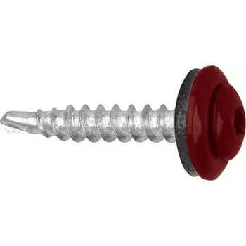 Šroub Ruukki šroub do dřeva 4,8x35mm RR29 tmavě červená