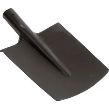 Rýč TOPTRADE rýč hranatý, černý lak – pro stavbu i zahradu (Na výkopové práce, hrubé úpravy půdy a rytí záhonů)