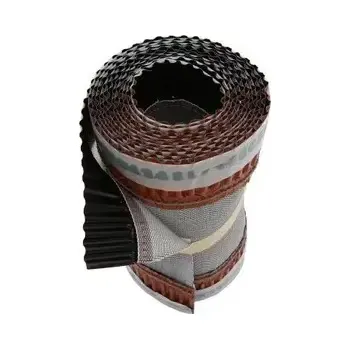 Větrací pás hřebene a nároží 5m/310mm černý