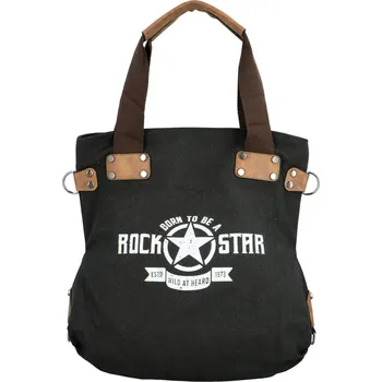 Kabelka Trendy dámská textilní taška do ruky Eliane, černá