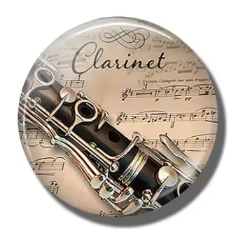 Magnet na lednici s potiskem klarinet